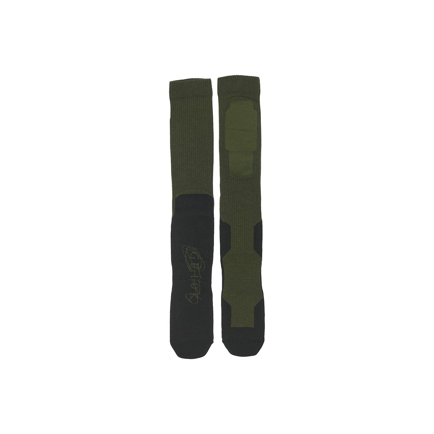Viper Stack Knit Socks (Military Green)