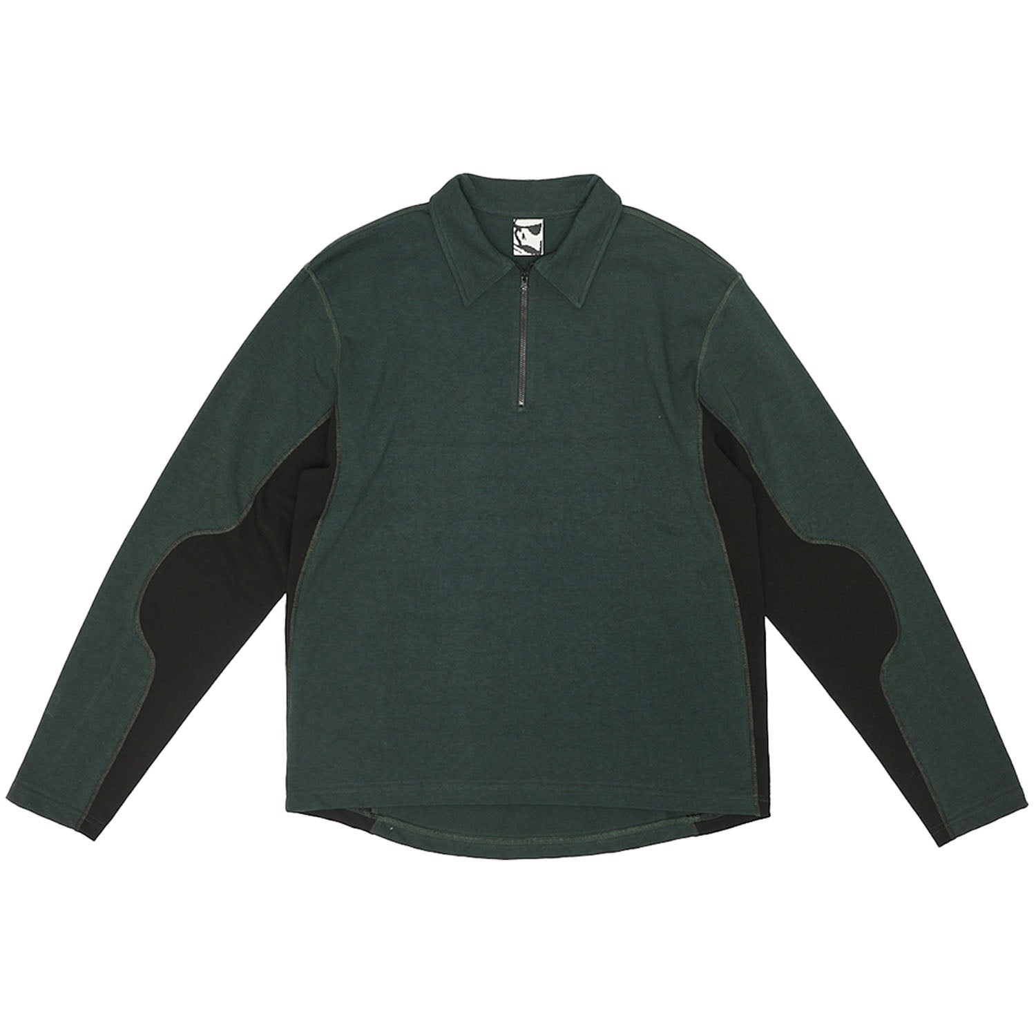 Half Zip Sweater Polo (Forest Green)