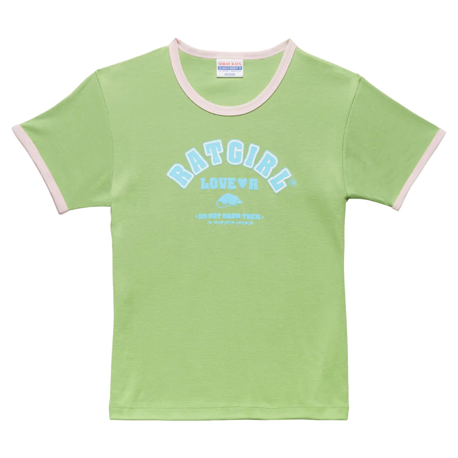 Ratgirl Lover Baby Tee (Lime)