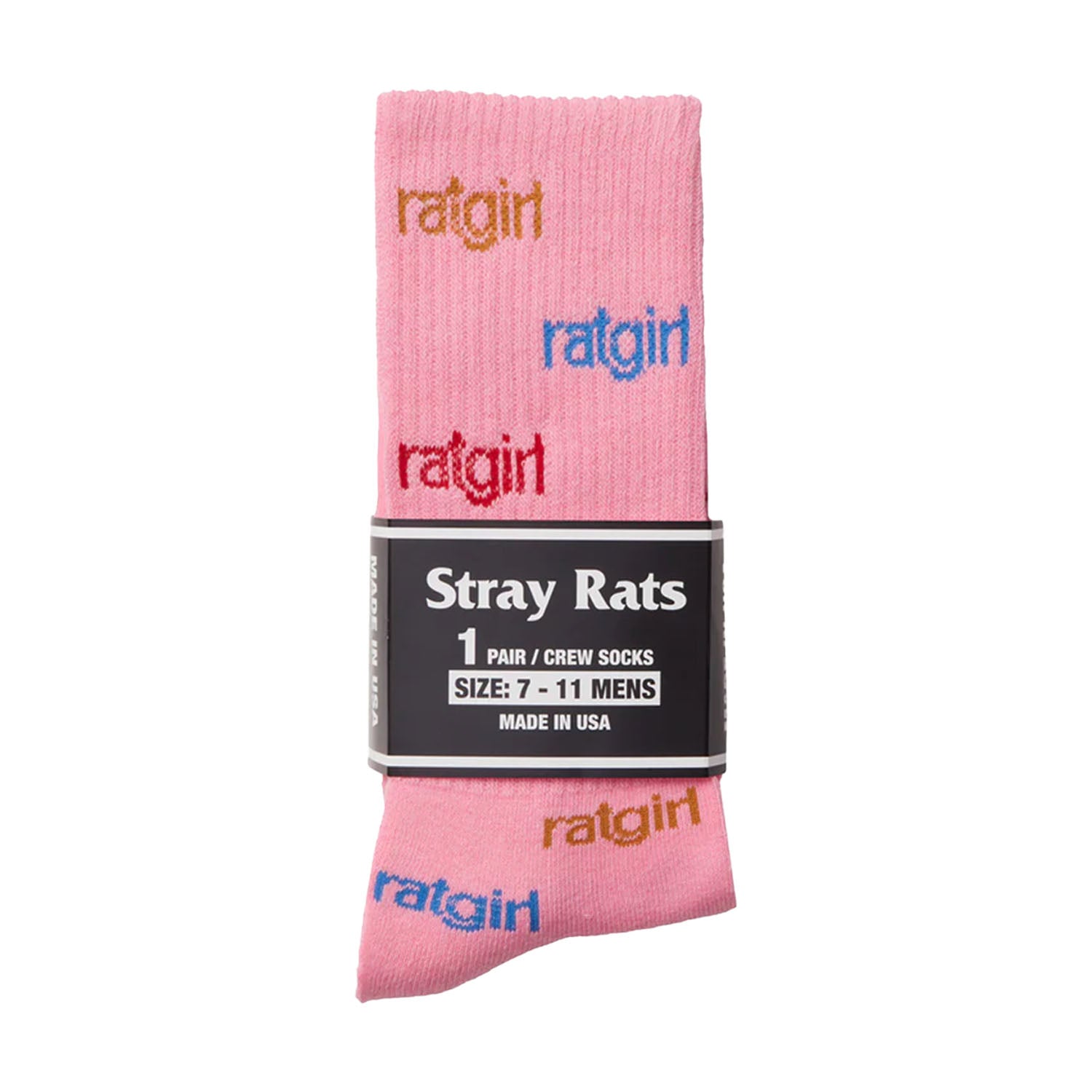 Ratgirl Pink Sock