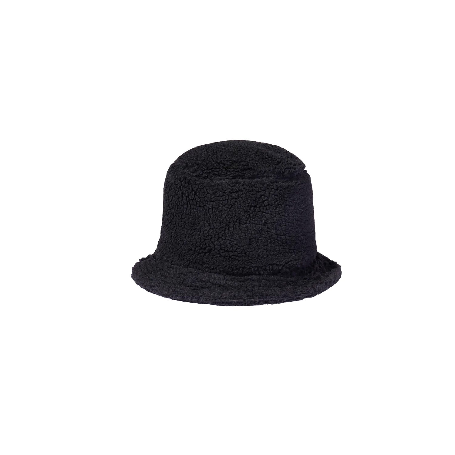Fleece High Bucket Hat (Black)