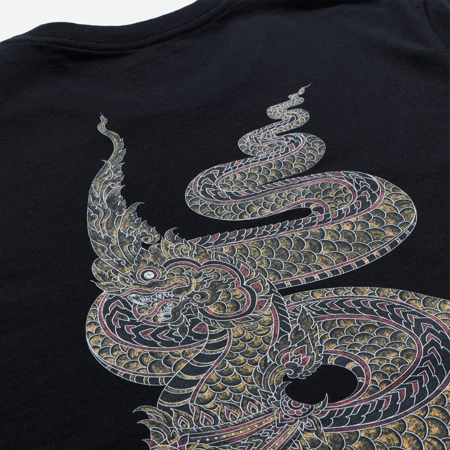 Temple Naga Organic T-Shirt (Black)