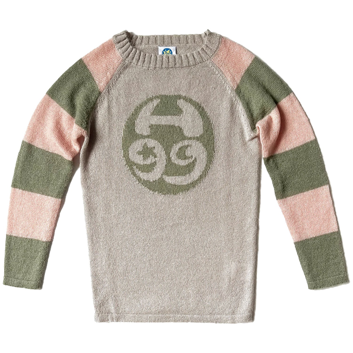 Ping Pong Mohair Sweaters (Green/Pink)