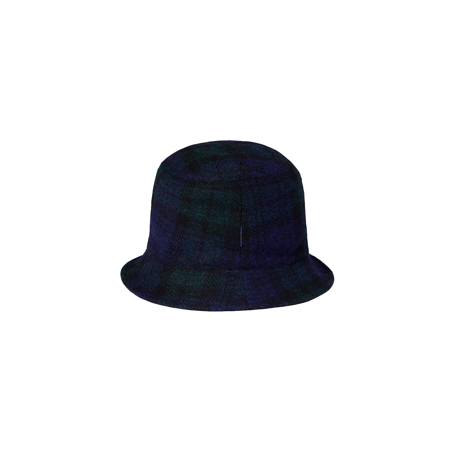 Wool High Bucket Hat (Black Watch Check)