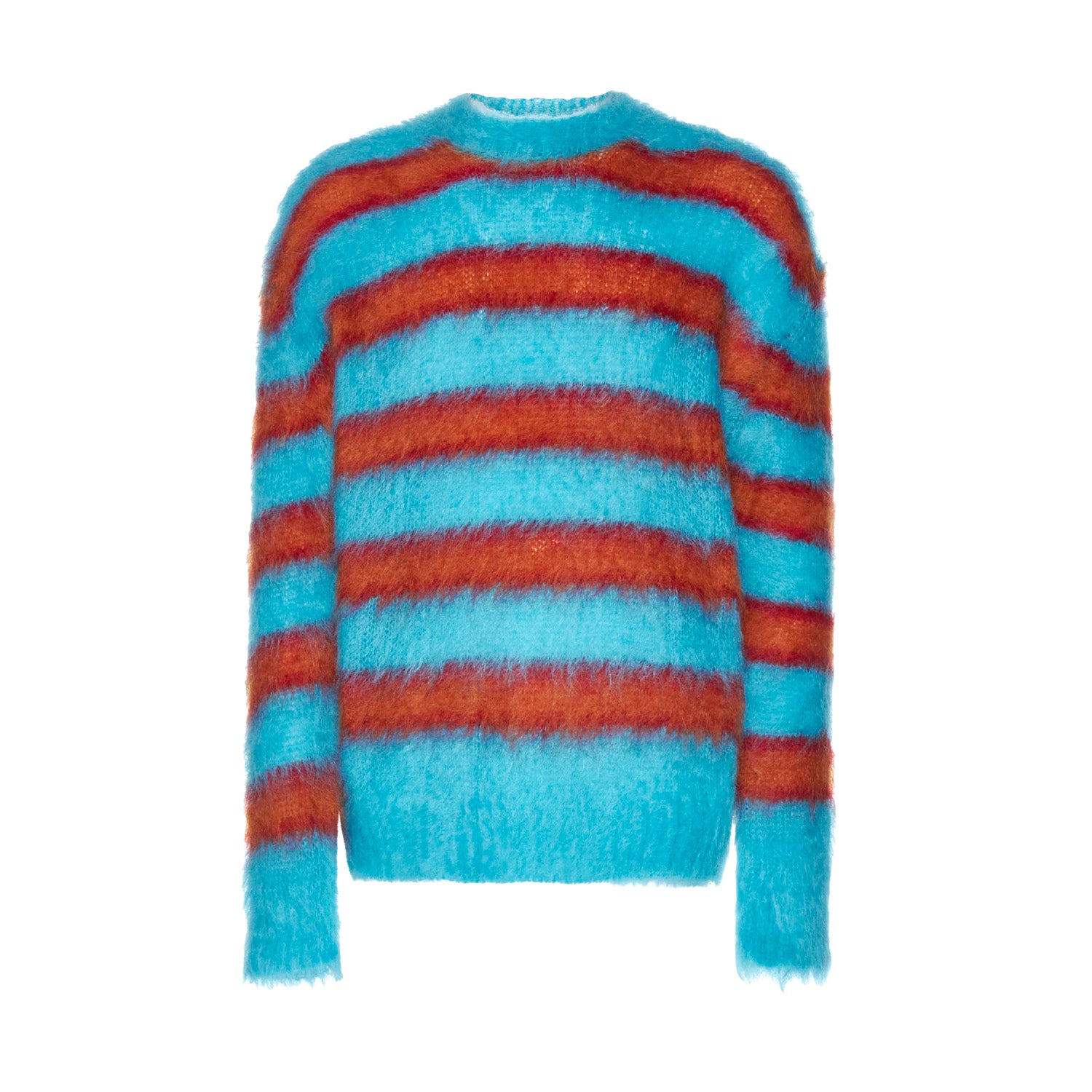 Fuzzy Wuzzy Brushed Mohair Sweater (Turquoise)